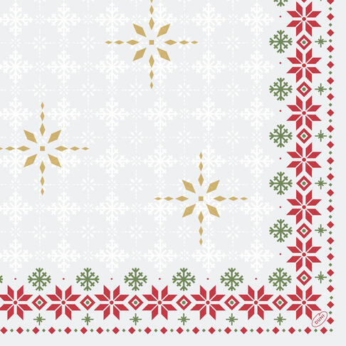 SERVIETTE 40X40CM NON TISSÉ DUNISOFT TRADITION X60