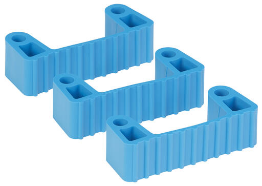 CLIPS CAOUTCHOUC DE RECHANGE SUPPORTS 1011 ET 1013 BLEU X3
