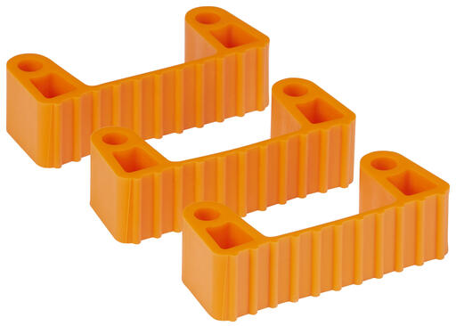 CLIPS CAOUTCHOUC DE RECHANGE SUPPORTS 1011 ET 1013 ORANGE X3