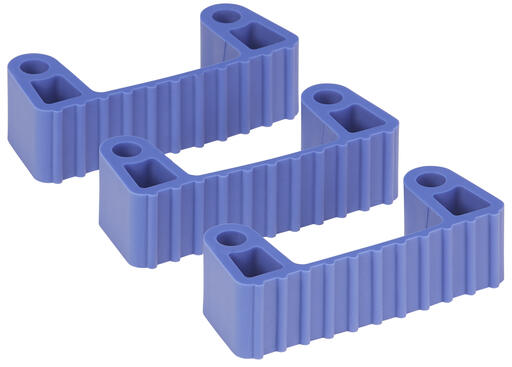 CLIPS CAOUTCHOUC DE RECHANGE SUPPORTS 1011 ET 1013 VIOLET X3