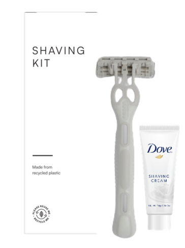 SET RASAGE RASOIR 3 LAMES CRÉME DE RASAGE DOVE 10ML X250 - 3