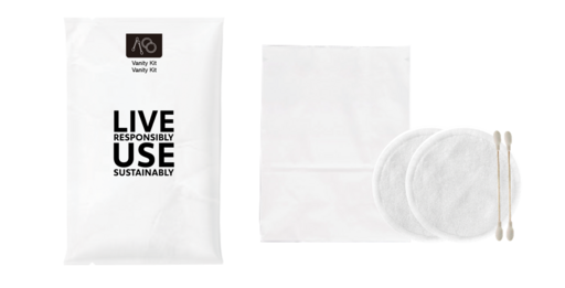 SET VANITY 2 COTONS-TIGES 2 DISQUES DE COTON BLANC SACHET X500