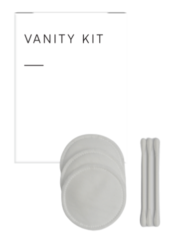 SET VANITY 3 COTONS-TIGES 3 DISQUES DE COTON BLANC BOÎTE X250 - 2