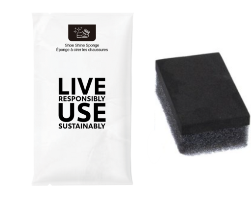 ÉPONGE LUSTRANTE POUR CHAUSSURES SACHET X250 - 2