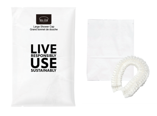 BONNET DE DOUCHE TRANSPARENT SACHET INDIVIDUEL X500 - 3