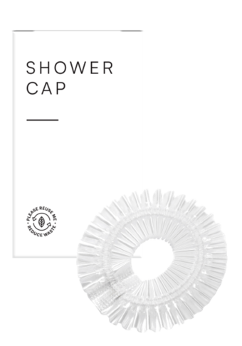 BONNET DE DOUCHE TRANSPARENT BOÎTE INDIVIDUELLE X500 - 2