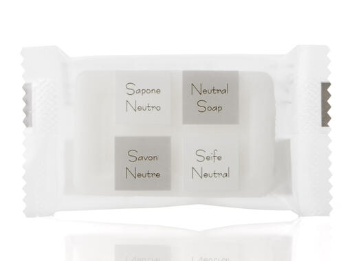 SAVON MAINS VÉGÉTAL RECTANGULAIRE 12G SACHET X500 - 2