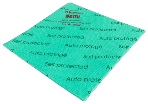 LAVETTE NON TISSEE NETTY AUTO-PROTEGEE 40X40CM VERT ECOLABEL X5 - 2