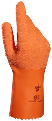 GANT LATEX ORANGE HARPON 321 TAILLE 7 X1 PAIRE