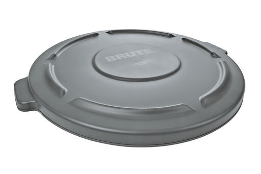 COUVERCLE GRIS POUR POUBELLE BRUTE ROND 121L