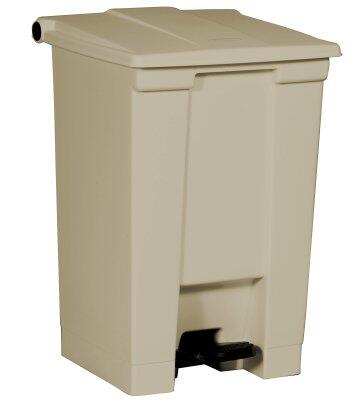 POUBELLE A PEDALE CARRE STEP ON 45L BEIGE