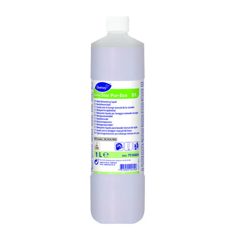 LIQUIDE VAISSELLE SUMA STAR D1 PUR ECO ECOLABEL EU 1L X6 - 2
