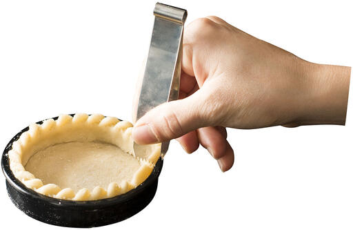 PINCE À PÂTE INOX POUR LES TARTES