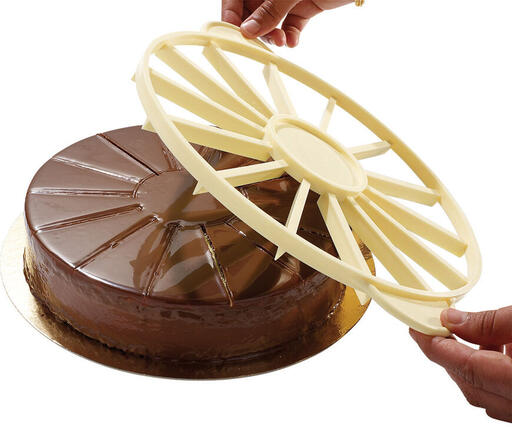 MARQUEUR-DIVISEUR GÂTEAU DIAMÈTRE 26.5CM 16 PARTS