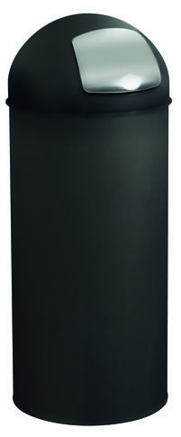 POUBELLE DOME A TRAPPE 45L NOIR