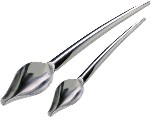 DECOSPOON CUILLÈRES PLUME INOX 19 ET 23 CM X2