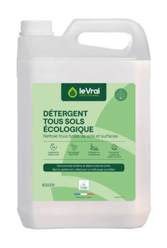NETTOYANT SOLS ET SURFACES LE VRAI PROFESSIONNEL ECOLABEL 5L - 3