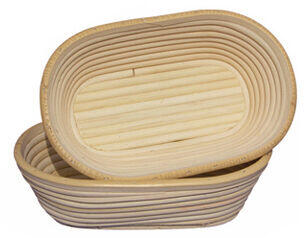 BANNETON À FERMENTATION EN ROTIN MOULE BIE OVALE 20X12 CM