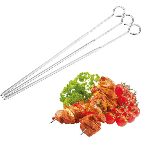 BROCHETTE INOX EXTRA-FORTES 21CM X3