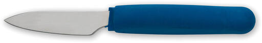 LANCETTE À HUÎTRES SANS GARDE ERGONOMIQUE BLEUE 18.5 CM