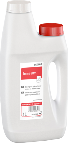 DETERGENT LIQUIDE SPECIAL VERRES TRUMP GLASS ECOLAB 1L - 2