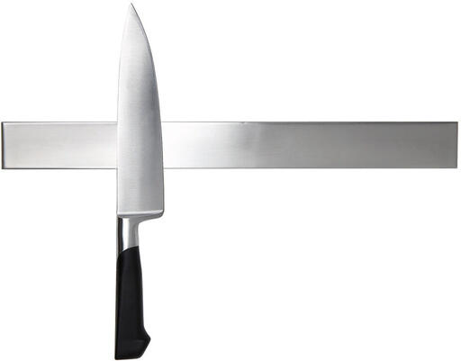 BARRE À COUTEAUX MAGNÉTIQUE INOX MONOBLOC 45 X 4.6 CM