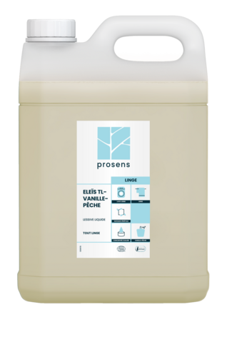 LESSIVE TOUS TEXTILES ELEIS TL PECHE VANILLE ECOCERT 5L - 2
