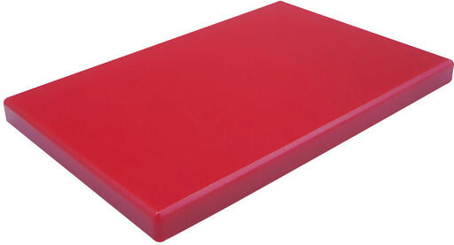 PLANCHE À DÉCOUPER EN PEHD 500 ROUGE 60 X 40 X 2 CM