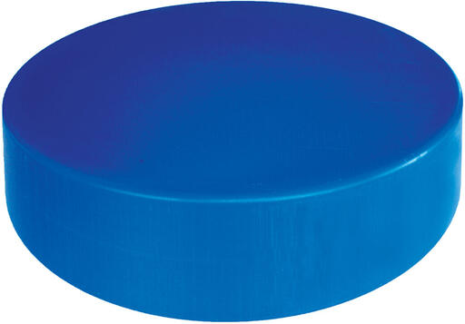 BILLOT ROND EN PEHD 500 DIAMÈTRE 45 CM HAUTEUR 14 CM BLEU