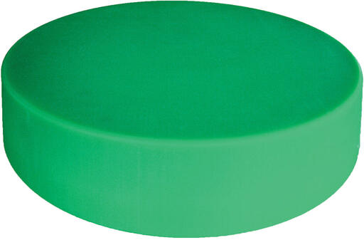 BILLOT ROND EN PEHD 500 DIAMÈTRE 45 CM HAUTEUR 14 CM VERT