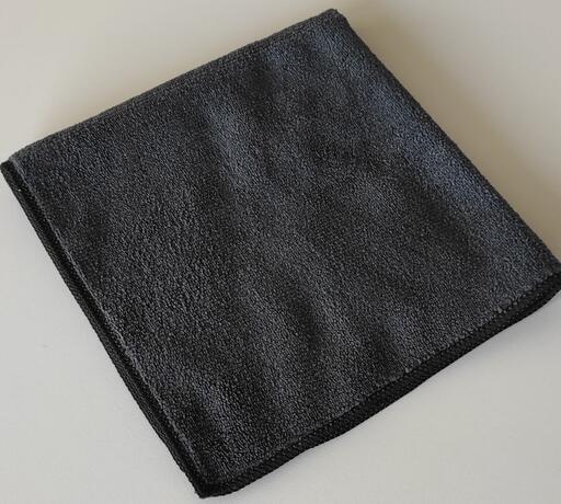 LAVETTE BOUCLEE MICROFIBRE LIGHT MULTI USAGES 40X40CM NOIR 40X5
