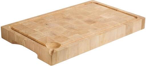 PLANCHE DÉCOUPER EN CHARME FAÇON BILLOT BOUCHERIE 52X32.5X5CM