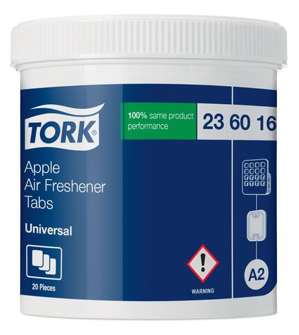 PASTILLES DESODORISANTES TORK POMME A2 BOITE X20