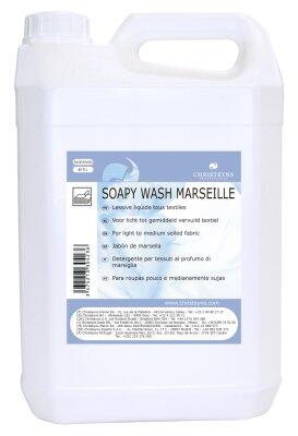 LESSIVE LIQUIDE TOUS TEXTILES SOAPY WASH MARSEILLE 5L