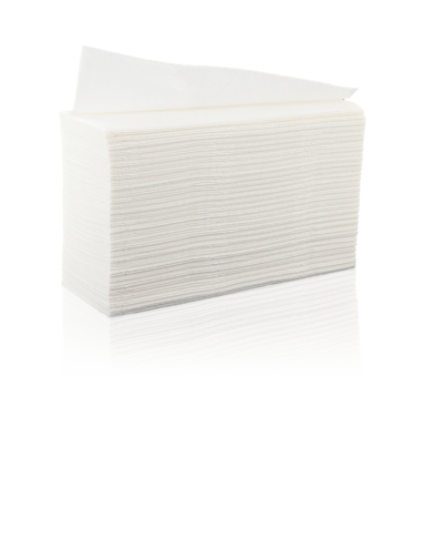 ESSUIE-MAINS PLIÉS EN Z TECHLINE BLANC 20X24CM 200 FORMATS 2 PLIS ECOLABEL X15 - 2