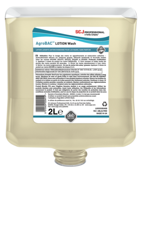 SAVON ANTIMICROBIEN AGROBAC® LOTION WASH CARTOUCHE 2L X4