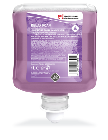 SAVON MOUSSE MAINS & CORPS REFRESH™ RELAX FOAM CARTOUCHE 1L X6