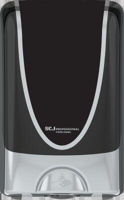 DISTRIBUTEUR À DÉTECTION OPTIQUE SC JOHNSON PROFESSIONAL® TOUCHFREE NOIR LISERE CHROME 1,2L