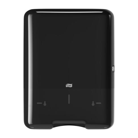 DISTRIBUTEUR D’ESSUIE-MAINS PLIÉS TORK® H3 NOIR