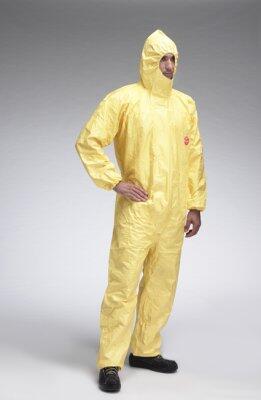 COMBINAISON JAUNE CAGOULE TYCHEM 2000 TAILLE L X25