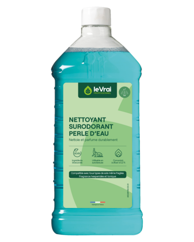 NETTOYANT SOLS PARFUMANT LE VRAI PERLE D'EAU 1L - 2