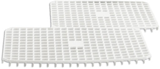 GRILLE D'ÉGOUTTAGE POUR BAC CREUX PEHD 50X34X11 CM