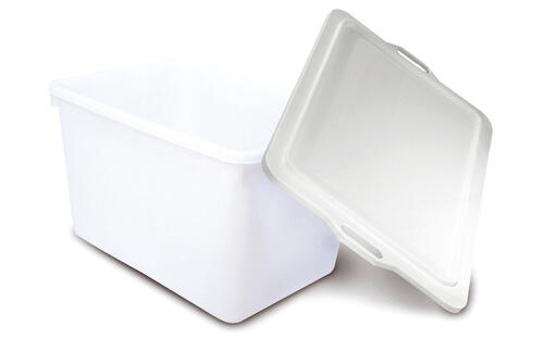 BACS ALIMENTAIRES RECTANGULAIRES EMPILABLES 62X42X30 60 L