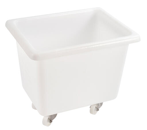BAC RENFORCÉ 100 L BLANC AVEC ROUES