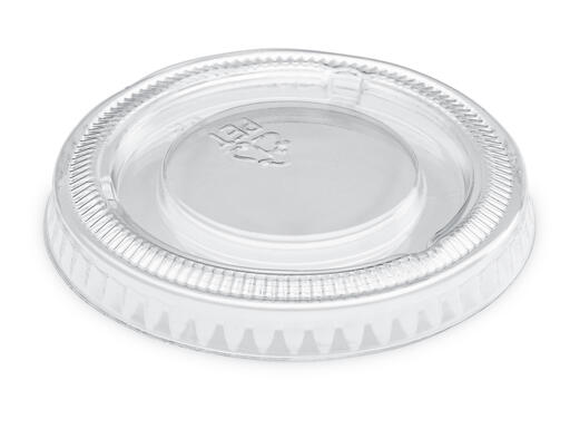 COUVERCLE PLASTIQUE APET TRANSPARENT POUR POT DELIPACK Ø65MM X2500