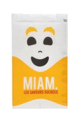 SAC VIENNOISERIE PAPIER 120/25+25X210MM BLANC X1000
