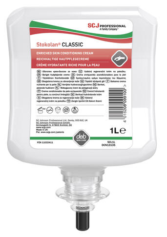 CRÈME MAINS STOKOLAN® CLASSIC CARTOUCHE 1L X6