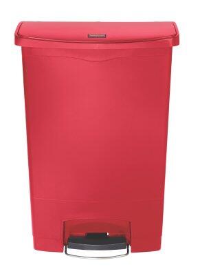 POUBELLE A PEDALE SLIM JIM STEP ON 90L MODELE LARGE RESINE ROUGE