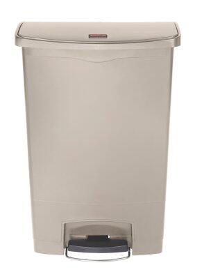 POUBELLE A PEDALE SLIM JIM STEP ON 90L MODELE LARGE RESINE BEIGE