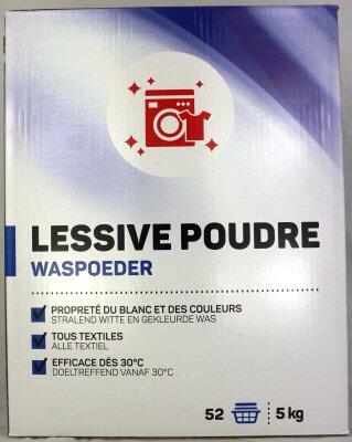 LESSIVE POUDRE TOUS TEXTILES SANS PHOSPHATE 5KG